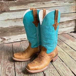 JB Dillon | Turquoise Cowgirl Boots